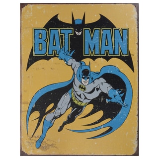 Vintage Metal Art 'Batman' Decorative Retro Tin Sign