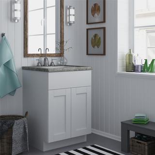 Altra White 24-inch Shaker Style Bath Vanity Cabinet