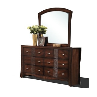 Picket House Jansen 6-drawer Medium Espresso Dresser with Optional Mirror