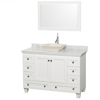 Wyndham Collection Acclaim 48-inch Single White Vanity