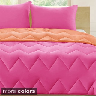 Intelligent Design Penny Reversible Down Alternative 3-piece Comforter Set