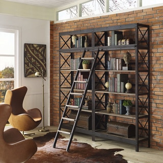 Headway Brown Wood Shelving Unit