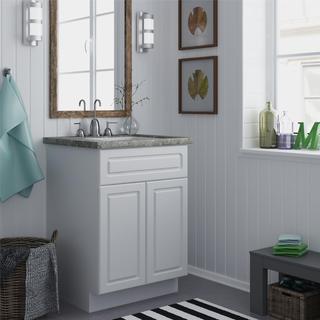 Ameriwood Home 24-inch White Bathroom Vanity Cabinet