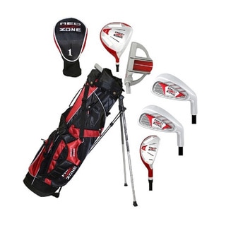 MOG 5 Piece Red Zone Golf Set/Stand Bag, Ages 8-11