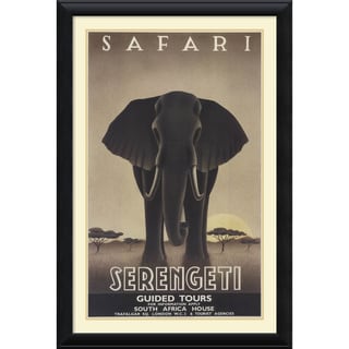 Steve Forney 'Serengeti' Framed Art Print 30 x 44-inch