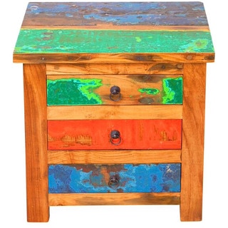 First Mate Reclaimed Wood Side Table