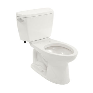 Toto CST744SG-01 Drake 2-piece Elongated Bowl Sanagloss Cotton White 1.6 GPF Toilet