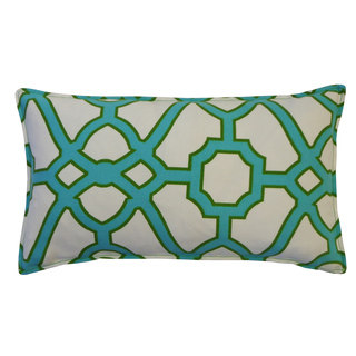 12 x 20-inch Octagon Jade Throw Pillow