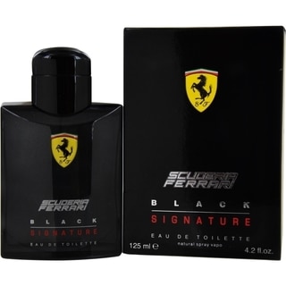 Ferrari Scuderia Black Signature Men's 4.2-ounce Eau de Toilette Spray