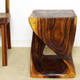 Handmade Eco Wood Twist End Table (Thailand) - 15" x 15" x 20" - Thumbnail 0