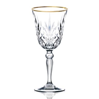 Lorren Home Trends Siena Collection Crystal White Wine Glasses (Set of 4)