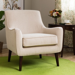 Oxford Cream Colored Modern Accent Chair