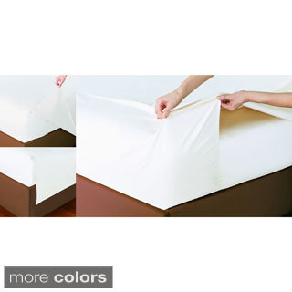 400 Thread Count Non-slip Fitted Top Sheet Set