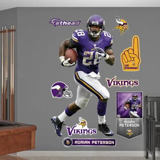 Fathead 'Adrian Peterson' Wall Decals