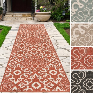Meticulously Woven Olivia Contemporary Geometric Indoor/Outdoor Area Rug (2'3 x 7'9)