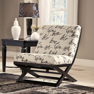 Signature Design by Ashley Levon Charcoal Showood Accent Chair