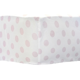 My Baby Sam Pink Polka Dot Crib Sheet