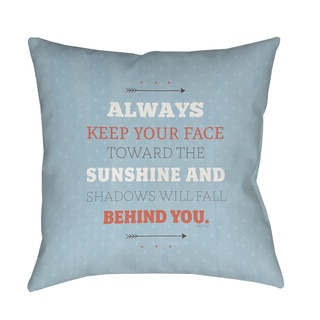 Thumbprintz Sunshine Indoor/ Outdoor Decorative Throw Pillow