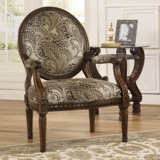 Signature Design by Ashley Martinsburg Meadow Showood Accent Chair