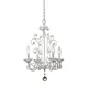Avery Home Lighting Princess 4-light Mini Chandelier with Crystal Accents - Thumbnail 0