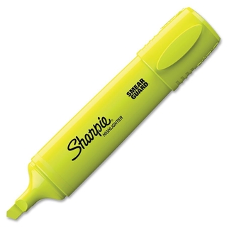 Sharpie Yellow Blade Tip Highlighter