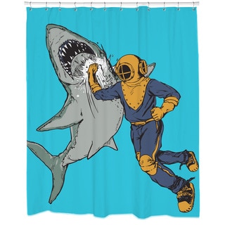 Shark Punch Shower Curtain