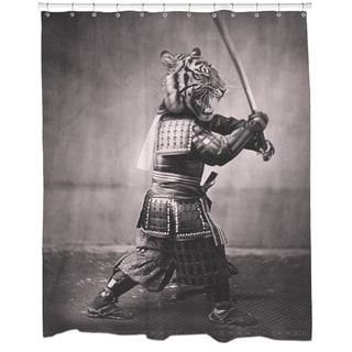 Samurai Tiger Shower Curtain