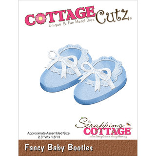 CottageCutz Die 2.3"X1.6"-Fancy Baby Booties