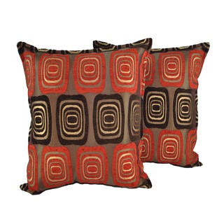Sherry Kline Retro Red 20-inchThrow Pillows (Set of 2)