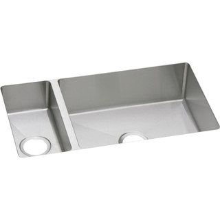 Elkay Avado Stainless Steel Double Bowl Undermount Sink Kit