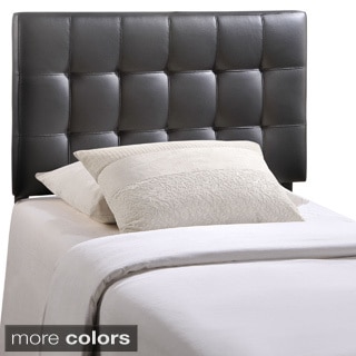 Countess Twin Tufted Button Faux Leather Headboard
