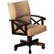 Coaster Company Beige Chenille/ Cherry Wood Game Chair