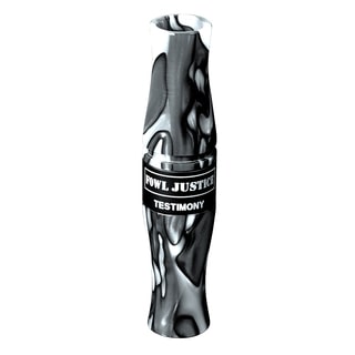 Duel/ Fowl Justice Swirl Acrylic Goose Call