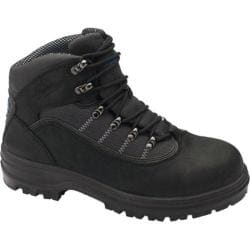 Men's Blundstone Xfoot Range Lace Up Hiker Boot Black Nubuck Leather
