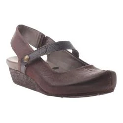 Women's OTBT Springfield Slingback Rich Brown Leather
