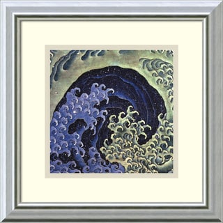 Katsushika Hokusai 'Feminine Wave' Framed Art Print 14 x 14-inch