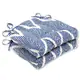 preview thumbnail 1 of 0, Pillow Perfect Bali Navy Reversible Chair Pad (Set of 2)