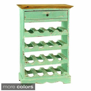 Auburn Single-drawer 16-bottle Wine Cabinet