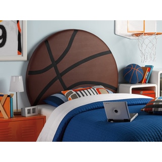 Powell Upholstered Basketball Twin Headboard