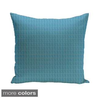 18 x 18-inch Two-tone Geometric Decorative Pillow