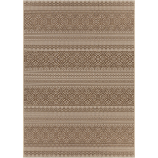 Artist's Loom Indoor/Outdoor Transitional Oriental Rug (5'3 x 7'7)