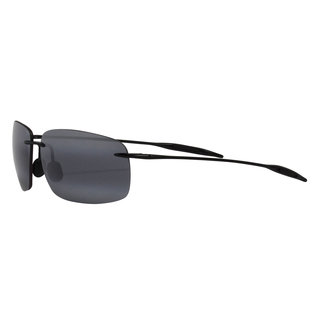 Maui Jim Unisex 'Breakwall 422-02' Black Polarized Square Sunglasses
