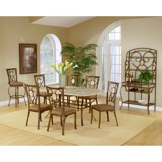 Brookside 7-piece Rectangle Dining Set with Oval Back Chairs