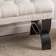 Scarlette Tufted Fabric Ottoman Bench by Christopher Knight Home