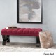 Scarlette Tufted Fabric Ottoman Bench by Christopher Knight Home