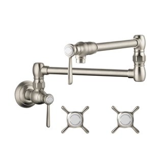 Hansgrohe Axor Montreux Wall-mounted Brushed Nickel Pot-filler faucet