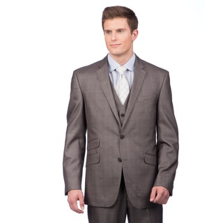 Kenneth Cole Crème Label Men's Slim Fit Grey Suit Separate Coat