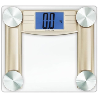 Cook N Home Digital Bathroom Scale with Smart Step-on Technology and Measure Tape