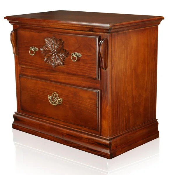 Furniture of America Weston Traditional Pine Solid Wood Nightstand