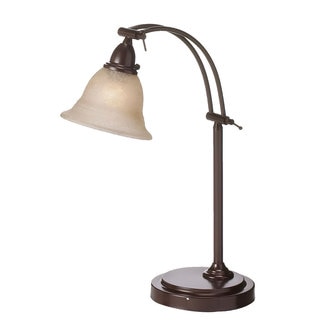 Adjustable Single-light Espresso Table Lamp